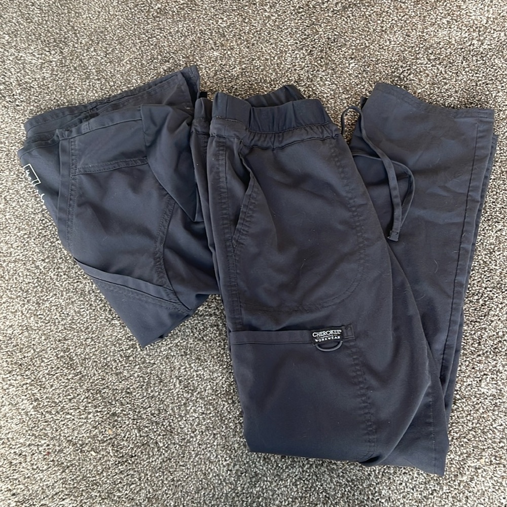 Grey XS Scrub Set - Cherokee Workwear Pewter